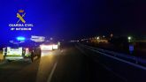La Guardia Civil intercepta al conductor de turismo que circulaba en sentido contrario por la autovía RM-19