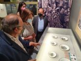 La consejera de Educacin y Cultura visita la exposicin de lozas cartageneras en el Museo Arqueolgico