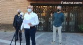 VOX Totana ofreci� una rueda de prensa para denunciar el intento de expolio de la Bastida
