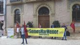 Somos Regin se manifest en la plaza del ayuntamiento de guilas el pasado sbado 30 de octubre
