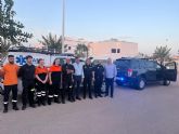 Proteccin Civil y Polica Local de San Pedro del Pinatar se desplazan a los municipios afectados por la DANA