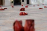Zapatos Rojos en la Plaza del Par contra la Violencia Machista