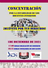 STERM contina con las movilizaciones por la consolidacin del profesorado interino