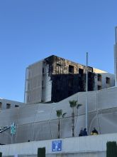 MC Cartagena exige una inspeccin urgente de la fachada del Hospital Santa Luca tras el segundo incendio en diez años