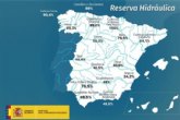La reserva hidráulica española se encuentra al 56,61 por ciento de su capacidad