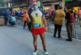 'Michi', del CAT, despidi el ano participando en la San Silvestre Ciudad de Lorca