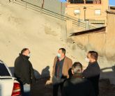 El Ayuntamiento de Lorca ejecuta la estabilizacin del talud de la Calle Zambrana pare prevenir deslizamientos