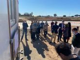 La consejera de Educacin y Cultura visita las obras de las nuevas aulas y el pabelln del IES Mar Menor