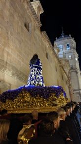 Cientos de lorquinos acompanan al Santsimo Cristo del Rescate