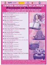 El próximo miércoles se abre el plazo de inscripción en las actividades trimestrales del Centro de la Mujer