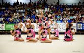 El pabellon Wsell de Guimbarda acoge la XXXVII Competicion Escolar de Conjuntos de Gimnasia Ritmica