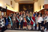 Las candidatas a reinas y damas de la Federación de Mayores de Murcia visitan Caravaca
