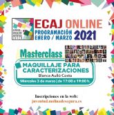 La Concejala de Juventud de Molina de Segura organiza la masterclass Maquillaje para caracterizaciones el mircoles 3 de marzo