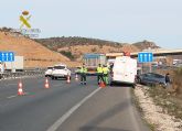 La Guardia Civil investiga a una joven conductora por el atropello mortal de un peatn en la autova de Murcia