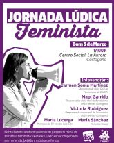 Izquierda Unida-Verdes organiza una jornada ldica feminista el 3 de marzo en Cartagena