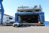 El Puerto de Cartagena se estrena con la primera operativa ro-ro de importación de 1.000 vehículos