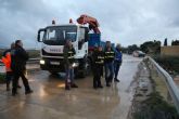 Emergencias de Cartagena sigue el nivel de la rambla de El Albujn, que desciende en las ltimas horas