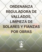 El Pleno aprueba la nueva Ordenanza que regula los vallados, la limpieza de solares y las fianzas por obras en Alhama de Murcia
