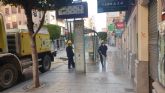 El Ayuntamiento refuerza la limpieza y desinfeccin en las calles de Alcantarilla