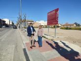 El Ayuntamiento de Murcia renueva aceras y asfalta vías en Corvera haciéndolas más accesibles y seguras