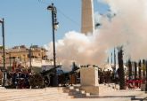 Artilleria homenajea en Cartagena a los heroes del 2 de mayo