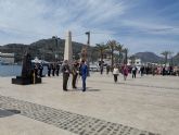 Parada militar en Cartagena. Homenaje a los hroes del 2 de mayo de 1808