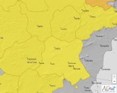 Riesgo de nivel amarillo por tormentas esta tarde en Cieza