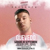 QUEVEDO, el nmero uno que arrasa en las listas de xito actuar en GRANADA