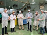 El alcalde de Lorca destaca como las empresas agroalimentarias han sabido adaptarse a las nuevas circunstancias provocadas por la crisis sanitaria