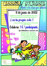Los escolares de trece colegios de Lorca programan una jornada simultnea de carreras solidarias a beneficio de Daniela Garca, afectada por el Sndrome de Rett