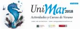 Últimos días de inscripción para los cursos de verano de la universidad del mar