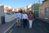 La remodelación de los barrios de Los Ángeles y Apolonia de Lorca mejoran la movilidad, accesibilidad y la red de aguas pluviales