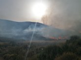 Incendio forestal en Fuente lamo