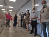 El director general de Gobierno Abierto y Cooperacin visita la sede central de Cruz Roja Murcia