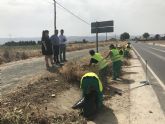 40 peones agrcolas y 8 capataces participan en el programa de Fomento de Empleo Agrario puesto en marcha por el Ayuntamiento