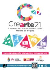 La Concejala de Juventud de Molina de Segura pone en marcha la cuarta edicin del Certamen de Creacin Artstica Joven CREARTE 2021