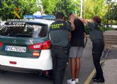 La Guardia Civil detiene al presunto atracador de un comercio de Murcia
