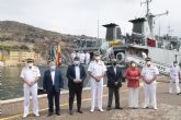 El presidente de la Comunidad acompana a Su Majestad el Rey Felipe VI en su visita a la 1a Escuadrilla de Medidas Contra Minas (MCM)