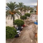El episodio de lluvias torrenciales causa un total de 32 incidentes en la Región de Murcia