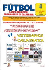xito de ventas para el partido 'Amigos de Alberto Rivera' contra 'Veteranos Calatrava' del prximo cuatro de septiembre