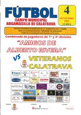 xito de ventas para el partido 'Amigos de Alberto Rivera' contra 'Veteranos Calatrava' del prximo cuatro de septiembre