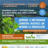 El proyecto CultivEco ofrece formacin gratuita sobre buenas prcticas en agricultura