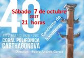 La Coral Carthagonoza inicia en Galifa el ciclo de conciertos para celebrar su 40 aniversario