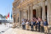 El Ayuntamiento de Cartagena guarda un minuto de silencio por la tragedia de Murcia