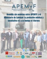 Reunin sin avances entre APEMYF y el Ministerio de Sanidad: la profesin mdica y facultativa ir a la huelga el viernes