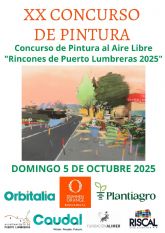 El tradicional Concurso de Pintura al Aire Libre 'Rincones de Puerto Lumbreras' celebrar su vigsima edicin el prximo 5 de octubre