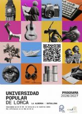 La Universidad Popular abre el plazo de inscripci�n de una nueva edici�n de sus cursos y talleres, con m�s de 2.500 plazas disponibles y m�s de un centenar de opciones