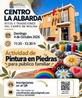 La Concejal�a de Turismo organiza la actividad Pintura en piedras en el Centro de Interpretaci�n La Albarda Ritos y Tradiciones del Campo de Molina el domingo 4 de octubre