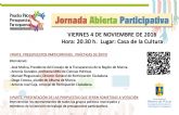 Jornada abierta de presupuestos participativos