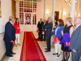 Alumnos de la primera promocion de Peritos de Minas visitan el Palacio Consitorial